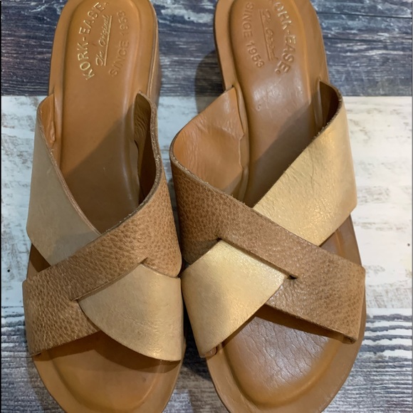 KorkEase Shoes Korkease Platform Slides Poshmark